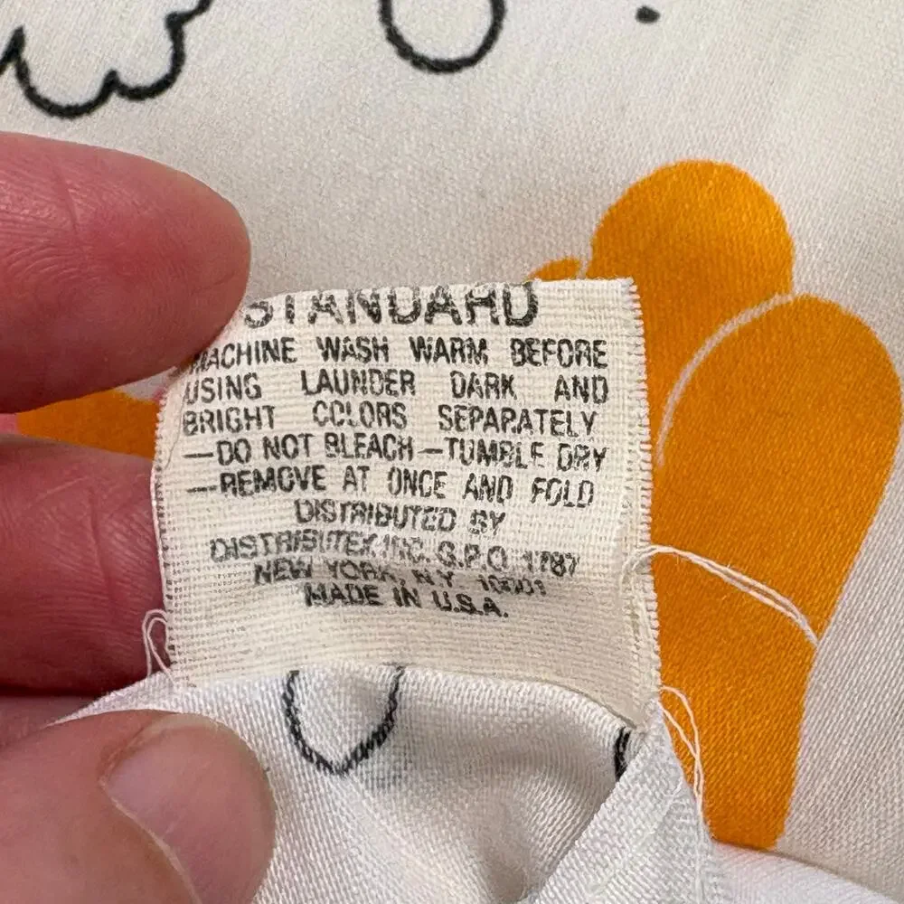 Sesame Street Standard Pillowcase Vintage 80s  Kidcore Nostalgia